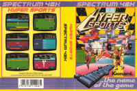 Hyper Sports ZX Spectrum US box art